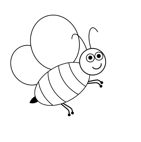 dessin abeille etape 8