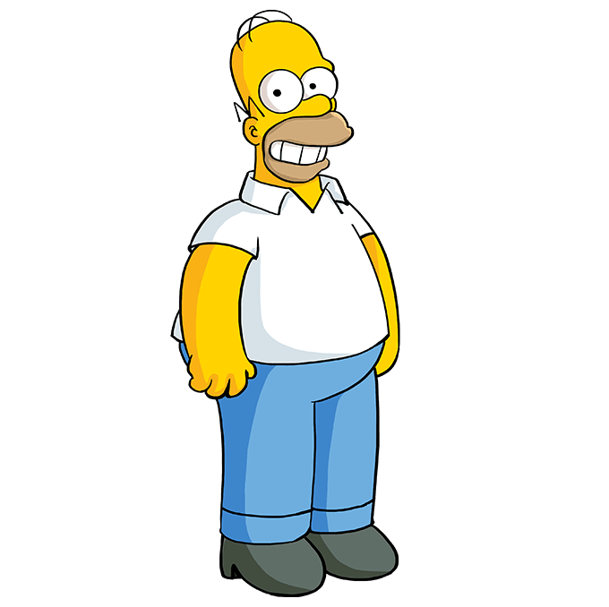 Dessin-Homer-Simpson-etape-6