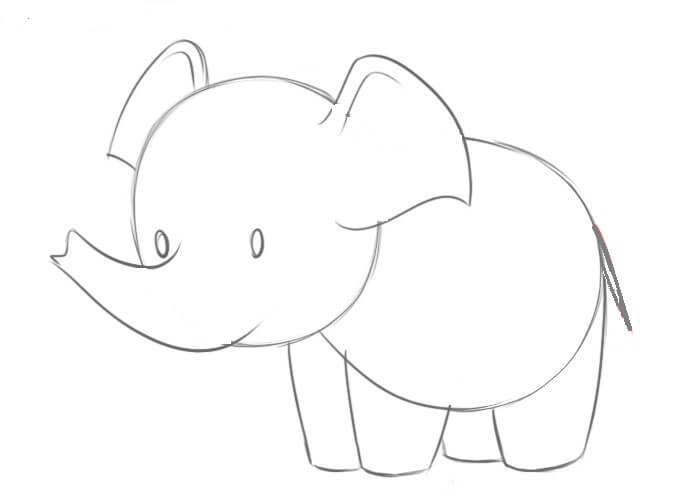 Dessin-elephant-etape-8