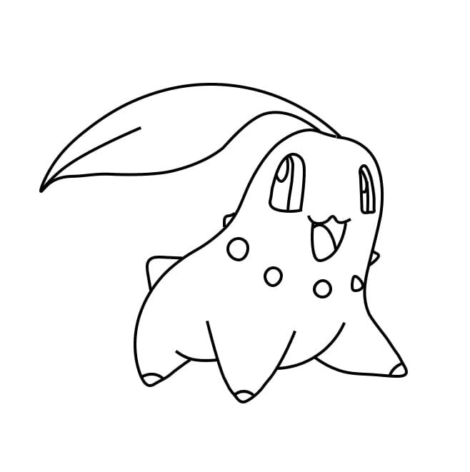 Dessin Pokémon Chicorita