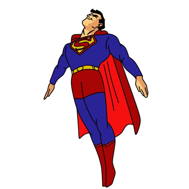Comment-dessiner-Superman-etape10-3