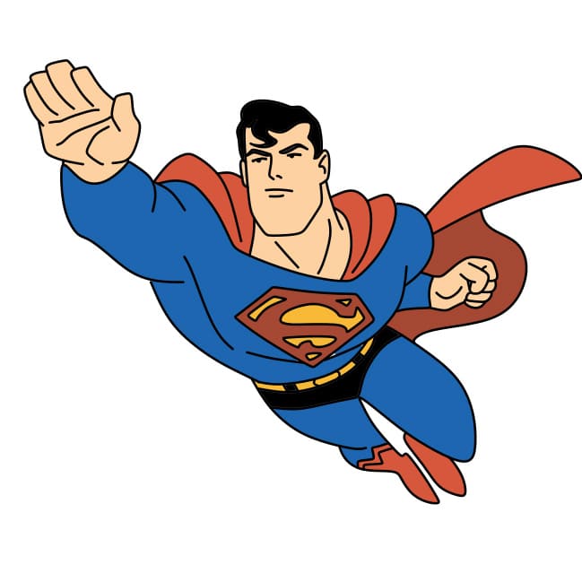 Comment-dessiner-Superman-etape11-1