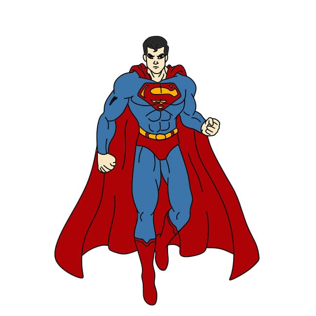 Comment-dessiner-Superman-etape13-5