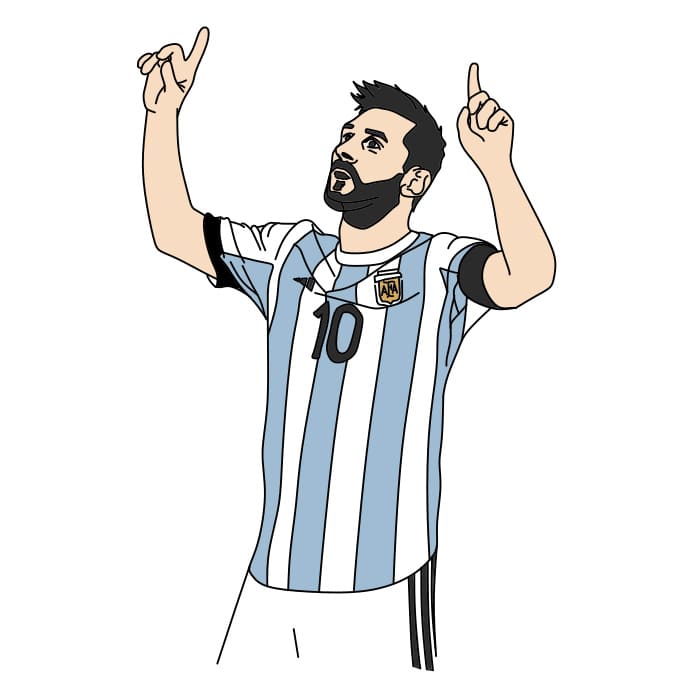 Comment-dessiner-Lionel-Messi-etape10-2