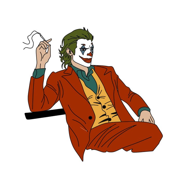 Comment-dessiner-le-clown-Joker-etape10-4