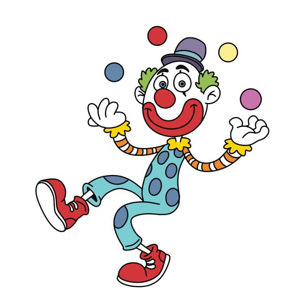 Comment-dessiner-un-clown-etape11