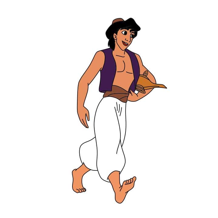 Comment-dessiner-Aladdin-Etape-12