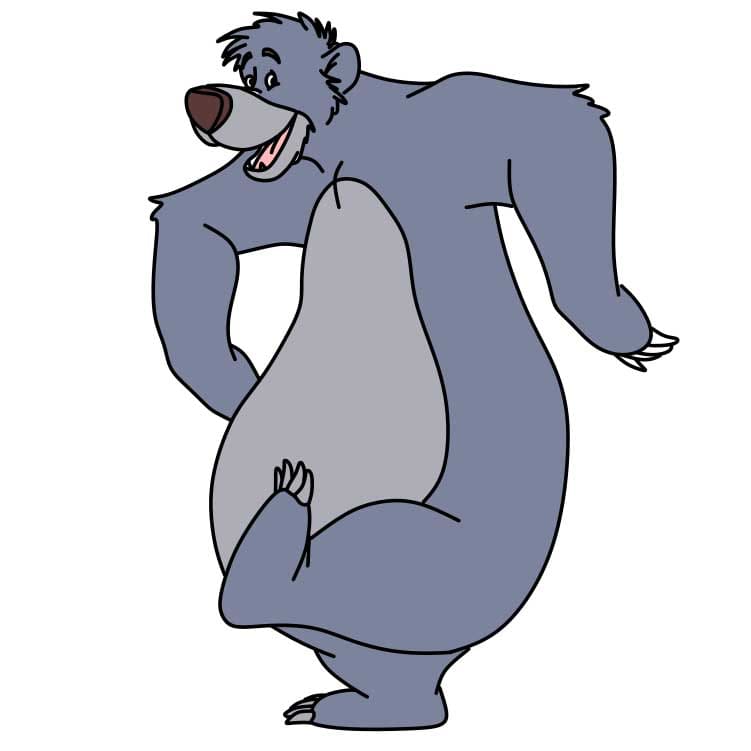 Comment-dessiner-Baloo-Etape-9-2