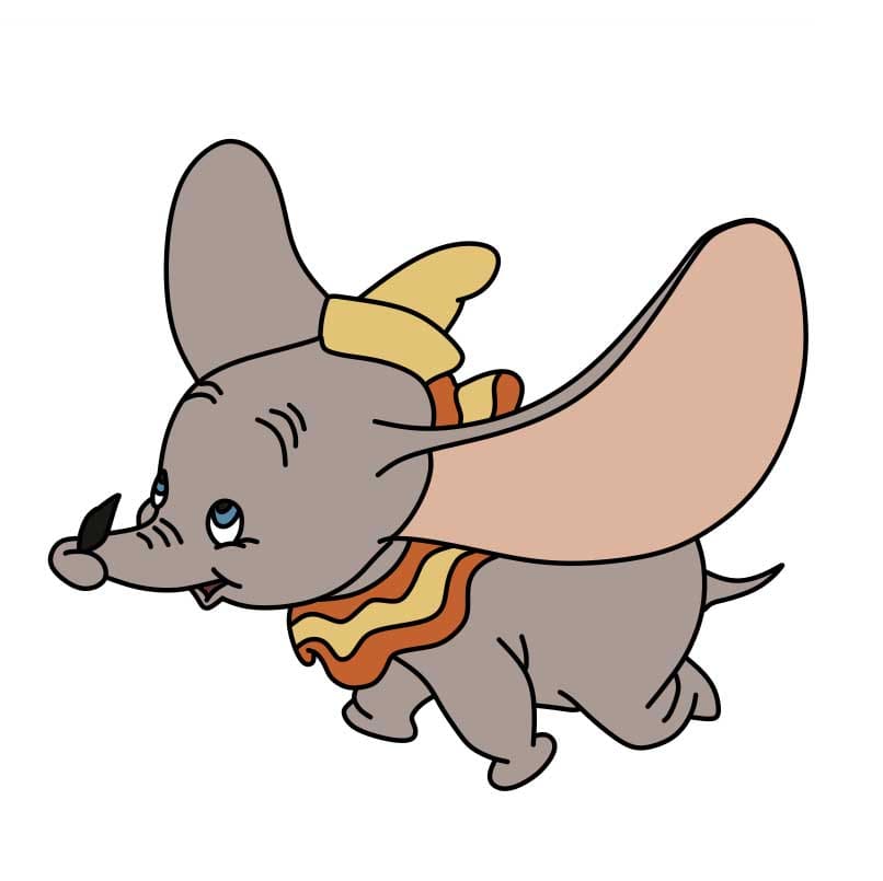 Comment-dessiner-Dumbo-Etape-10