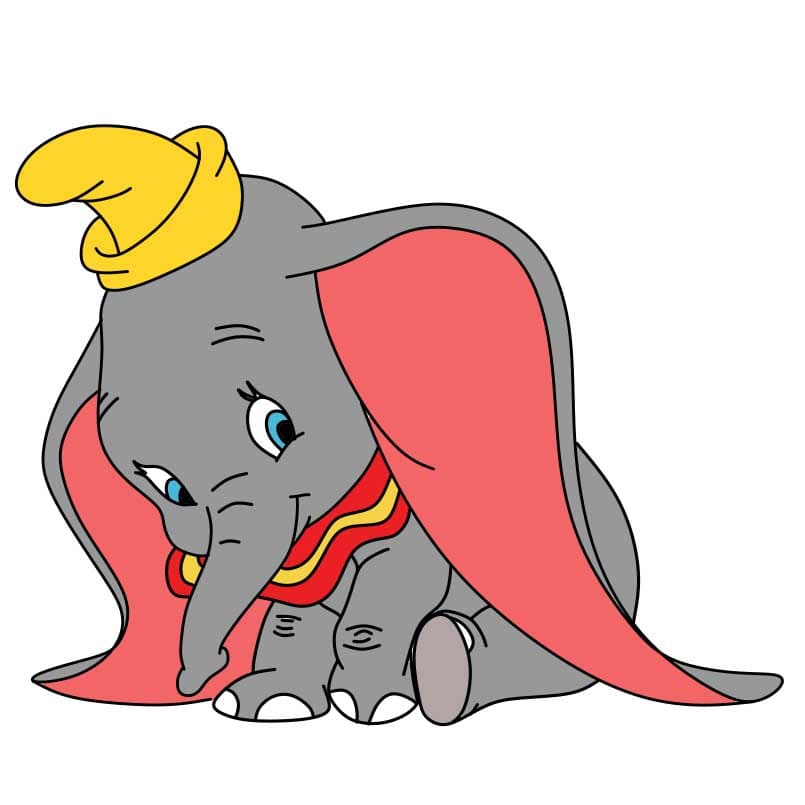 Comment-dessiner-Dumbo-Etape-9