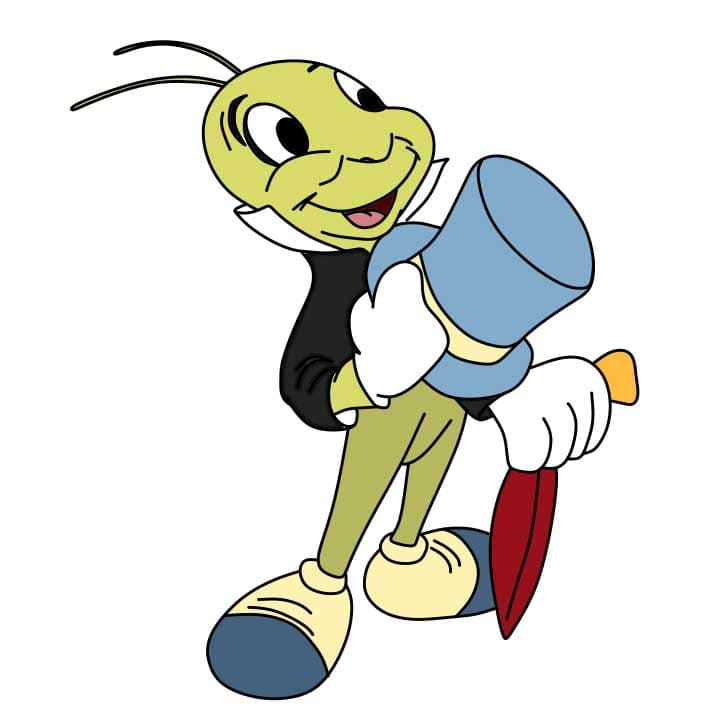 Comment-dessiner-Jiminy-Cricket-Etape-10-4