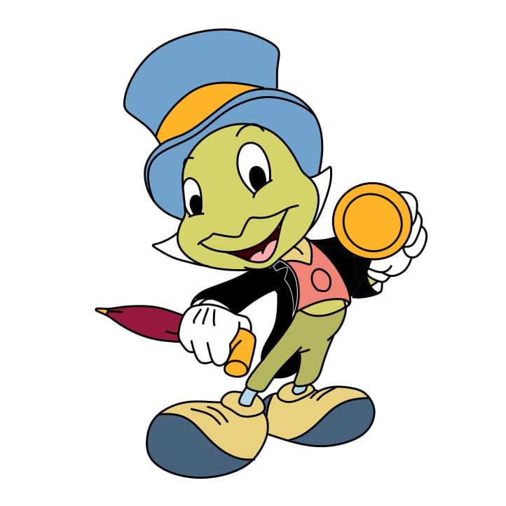 Comment-dessiner-Jiminy-Cricket-Etape-12