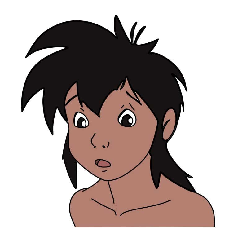 Comment-dessiner-Mowgli-Etape-7-1