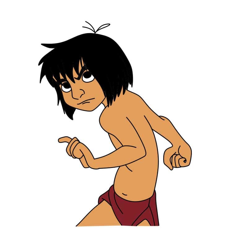 Comment-dessiner-Mowgli-Etape-7-3