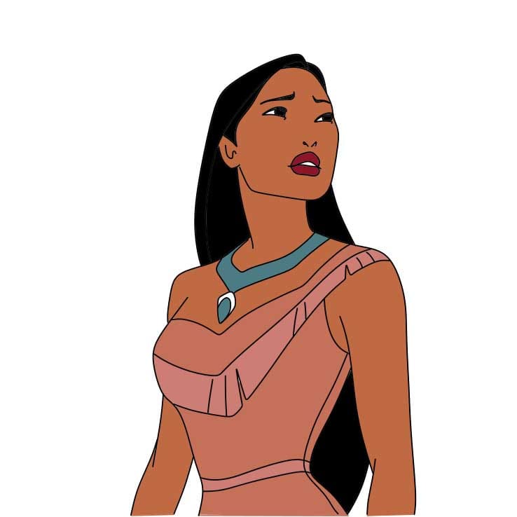 Dessin Pocahontas