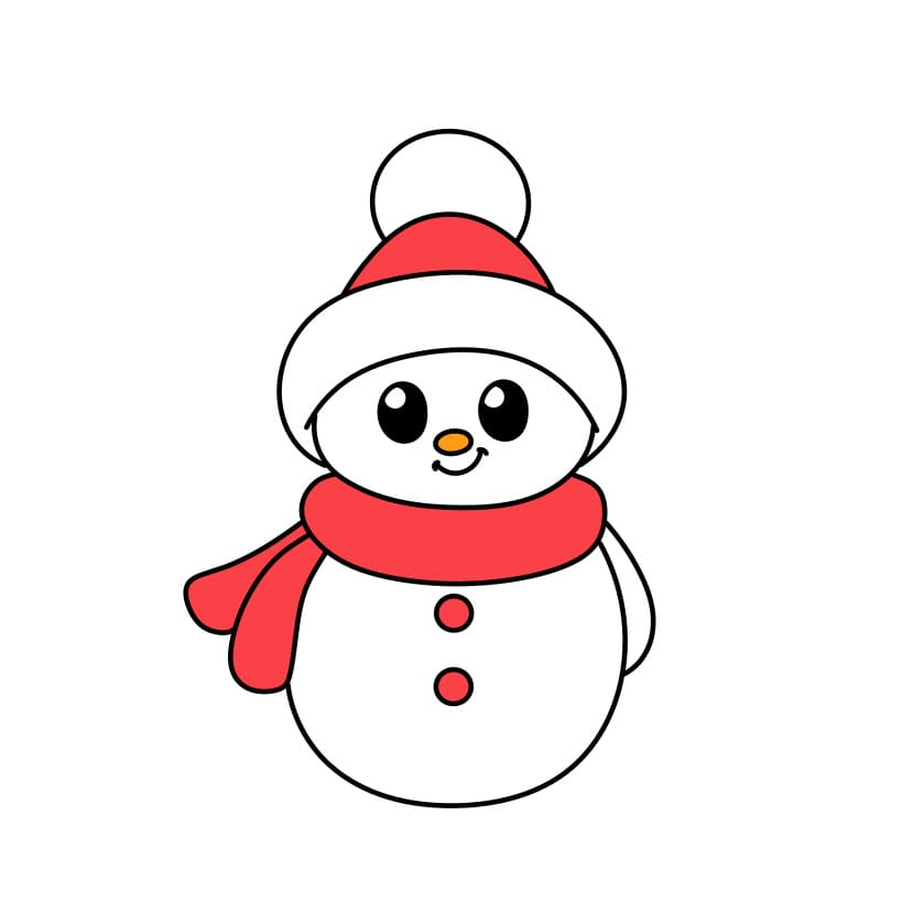 Comment-dessiner-un-bonhomme-de-neige-Etape-7-4