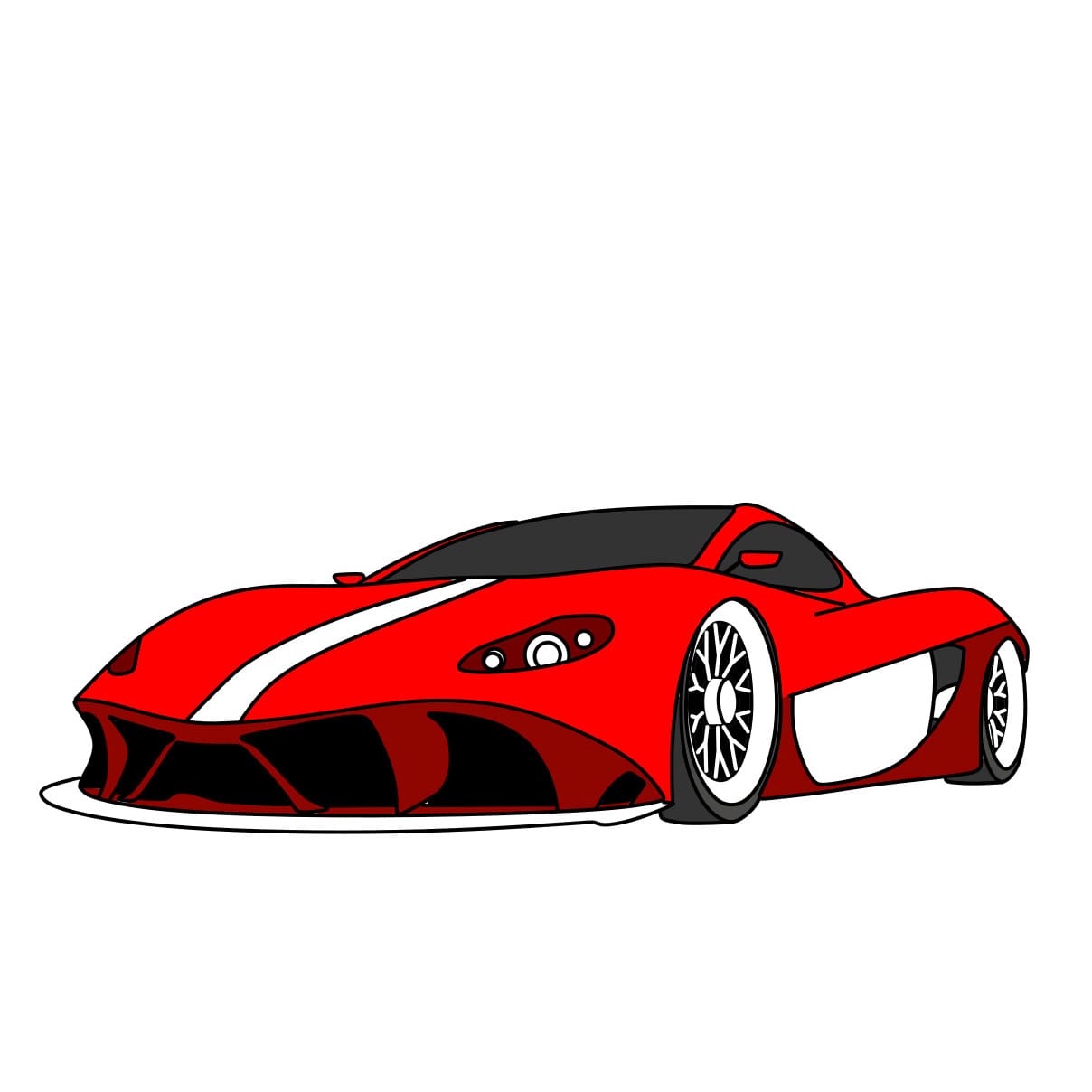 Comment-dessiner-Ferrari-Etape-2