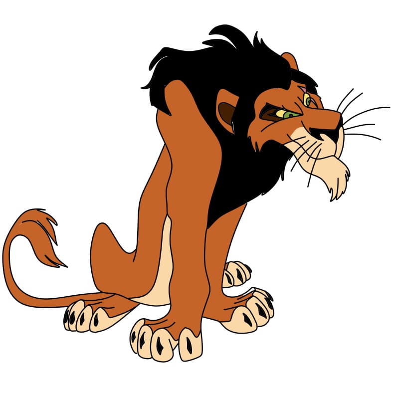 Dessin Scar (from The Lion King)
