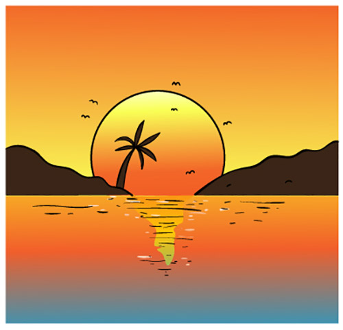 sunset-drawing-step-8
