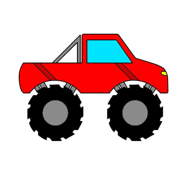 Dessin Monster Truck