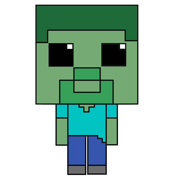 Minecraft Baby Zombie 10