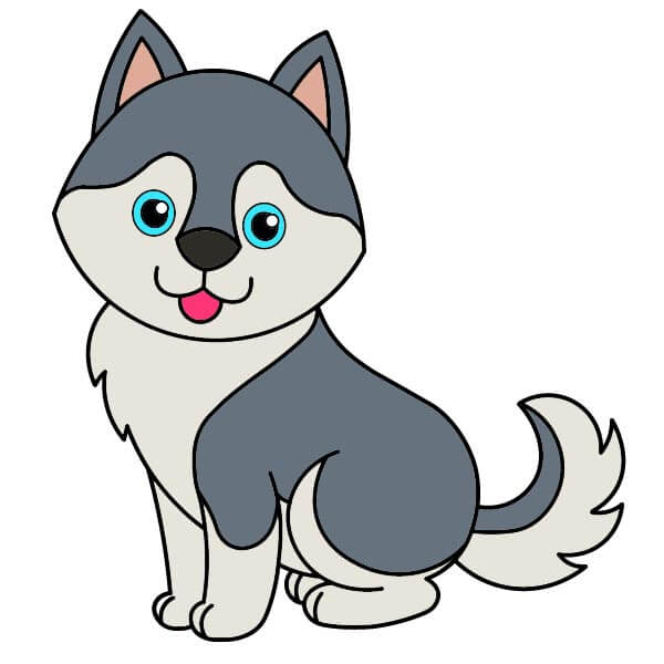 Dessin Husky
