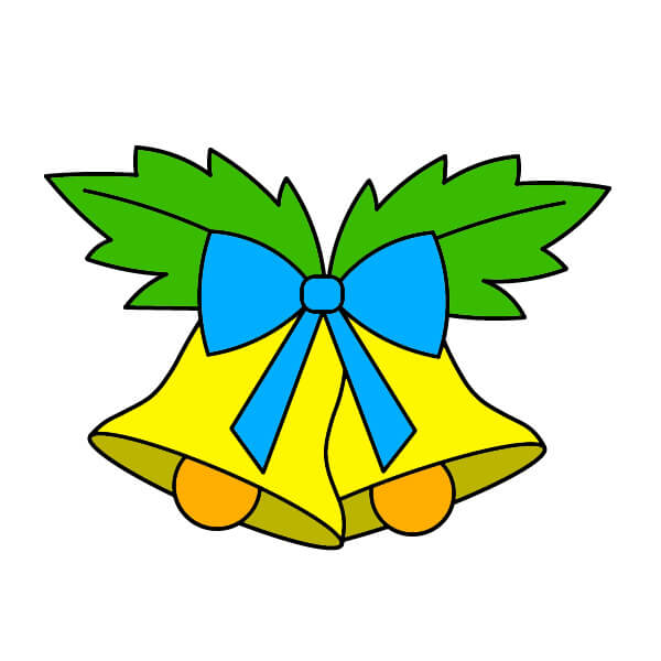 Dessin Cloches de Noël